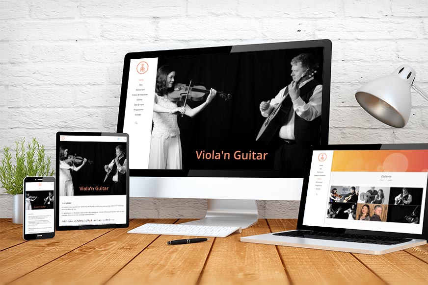 Screen Viola'n Guitar